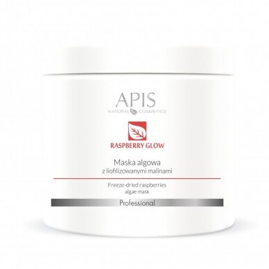 APIS RASPBERRY GLOW Маска из водорослей с лиофилизированной малиной, 200 г.