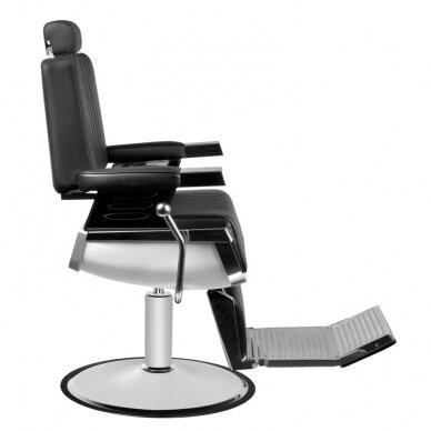 Profesionali barberio kėdė kirpykloms ir barbershopams HAIR SYSTEM ROYAL X, juodos spalvos 1