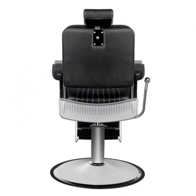 Professional barbers and beauty salons haircut chair HAIR SYSTEM ROYAL X, black color 3