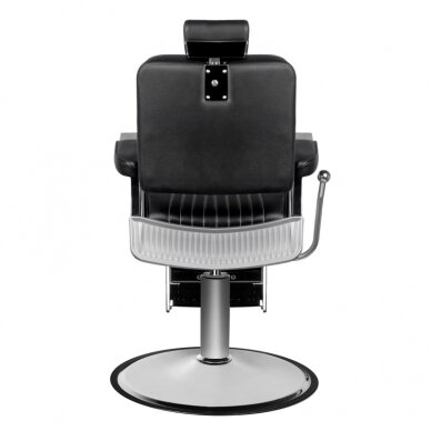 Profesionali barberio kėdė kirpykloms ir barbershopams HAIR SYSTEM ROYAL X, juodos spalvos 3