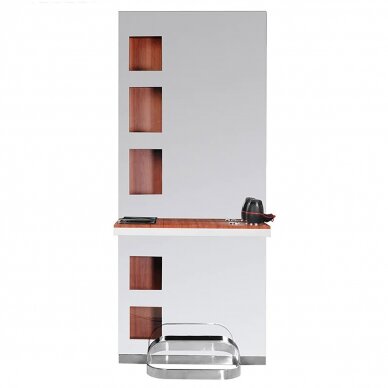 GABBIANO professional hairdressing console-mirror B058, cherry color 3