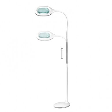 ELEGANTE RED LINE  profesionali LED lempa-lupa ELEGANTE 6029 60 LED SMD 5D, baltos spalvos 7