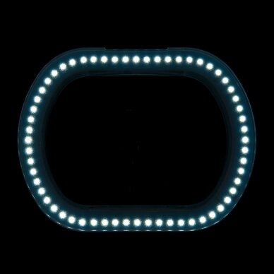 ELEGANTE RED LINE  profesionali LED lempa-lupa ELEGANTE 6029 60 LED SMD 5D, baltos spalvos 9