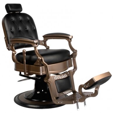 Professional barbers and beauty salons haircut chair GABBIANO OLD ERNESTO BLACK 3