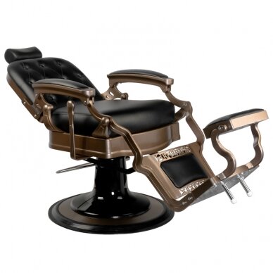 Professional barbers and beauty salons haircut chair GABBIANO OLD ERNESTO BLACK 4