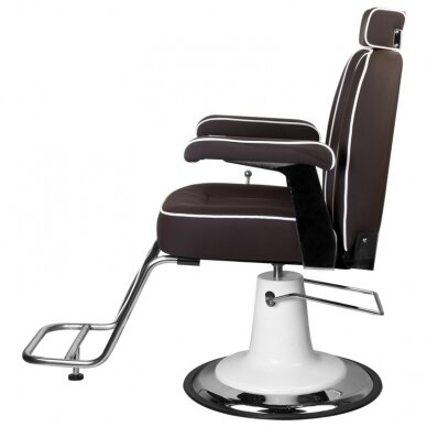 Professional barbers and beauty salons haircut chair GABBIANO AMADEO, brown color 3