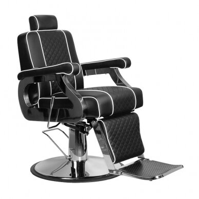 Professional barbers and beauty salons haircut chair GABBIANO PAULO, black color