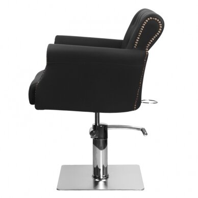 Professional hairdressing chair HAIR SYSTEM BER 8541, black 4