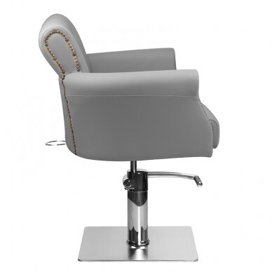 Professional hairdressing chair HAIR SYSTEM BER 8541, grey 1