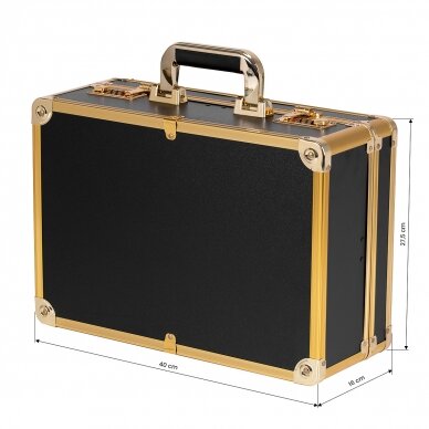 Barber case golden black 9