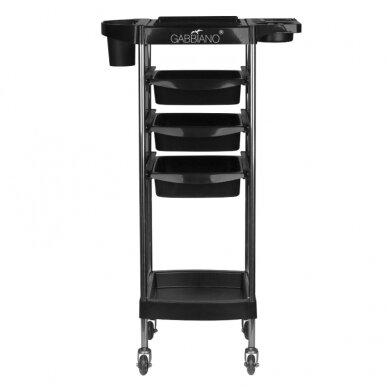 Professional hairdresser's trolley GABBIANO FX11-A, black 2