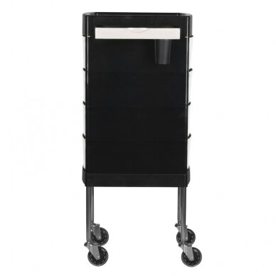 Professional hairdressing trolley GABBIANO FT65-1 BLACK/WHITE 2