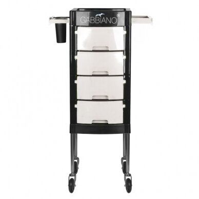 Professional hairdressing trolley GABBIANO FT65-1 BLACK/WHITE 3