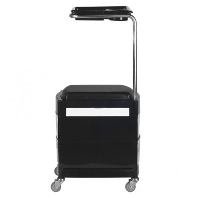 Professional trolley-chair for podiatric work GABBIANO, black color 4