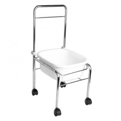 Professional pedicure bath for podological work with chrome frame DM-5077