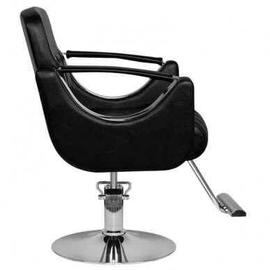 Professional barber chair for hairdressers and barber shops HAIR SYSTEM HS52, black color 1