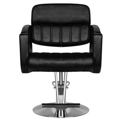 Professional barber chair for hairdressers and barber shops HAIR SYSTEM HS52, black color 2