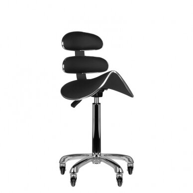 Professional saddle-type master chair AM-880, black