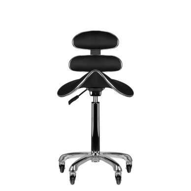 Professional saddle-type master chair AM-880, black 1