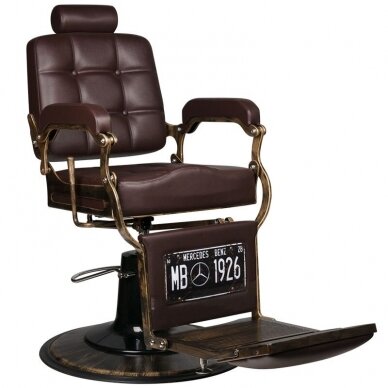 Professional barbers and beauty salons haircut chair GABBIANO BOSS BROWN 2