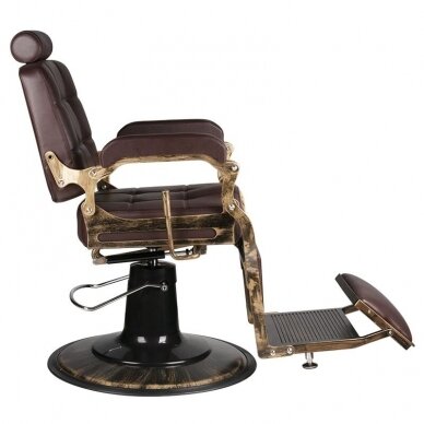 Professional barbers and beauty salons haircut chair GABBIANO BOSS BROWN 4