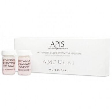 APIS PROFESSIONAL concentrated activator ampoules with lyophilized raspberries 5 pcs.