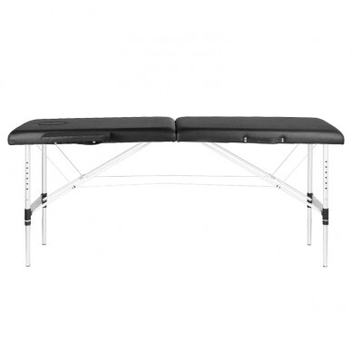 Professional folding massage table KOMFORT ACTIV FIZJO 2 ALUMINUM BLACK 3