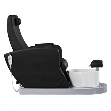 Professional electric podological SPA chair for pedicure procedures AZZURRO 016, black color 1