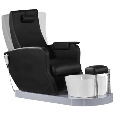 Professional electric podological SPA chair for pedicure procedures AZZURRO 016, black color 3