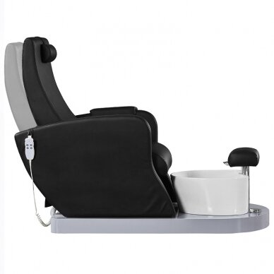 Professional electric podological SPA chair for pedicure procedures AZZURRO 016, black color 4