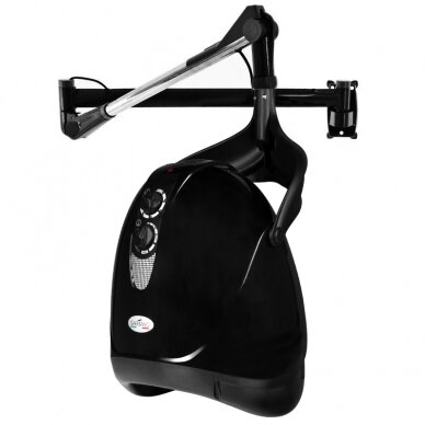 Professional hair dryer for hairdressers and beauty salons GABBIANO HOOD DX-201W, black color 1