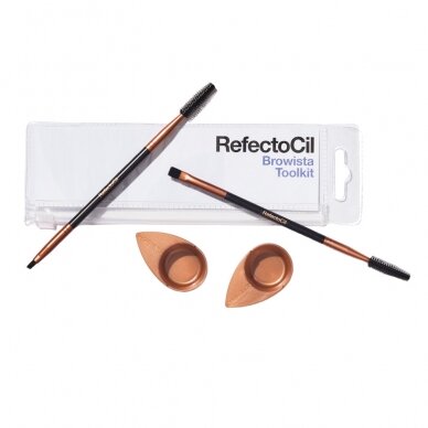 RefectoCil Browista Toolkit Brushes and containers for dyeing eyelashes 2 pcs. 1