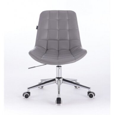 Professional beauty salons and beauticians stool HR590K, grey eco-leather 1