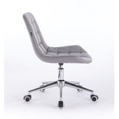 Professional beauty salons and beauticians stool HR590K, grey eco-leather 2