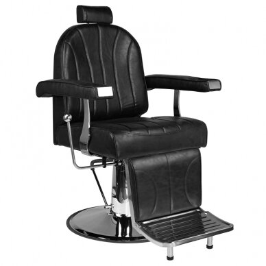 HAIR SYSTEM professional barbers and beauty salons haircut chair SM138, black color