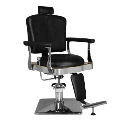 Professional barbers and beauty salons haircut chair SM180, black color