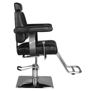 Professional barbers and beauty salons haircut chair SM185, black color 2