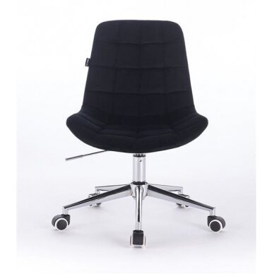 Professional beauty salons and beauticians stool HR590K, black velor 1