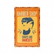 Dekoratyvinė lentelė grožio salonams ir barberių kirpykloms BARBER B056