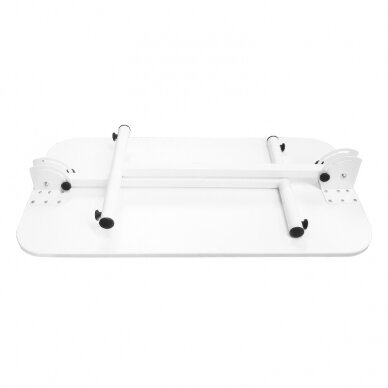 Professional mobile folding manicure table, white color 4