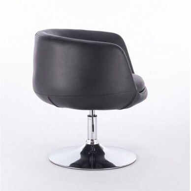 Grožio salono kėdė stabiliu pagrindu HC333N, juodos spalvos 2