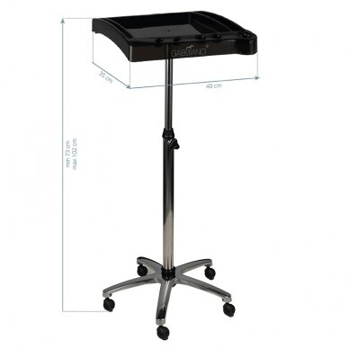 Professional hairdresser's trolley / paint helper GABBIANO MOD265 (+ timer) 3