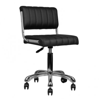 Professional masters chair for beauticians ROYAL 1627, black color