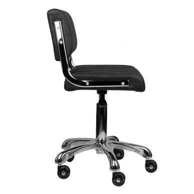 Professional masters chair for beauticians ROYAL 1627, black color 2