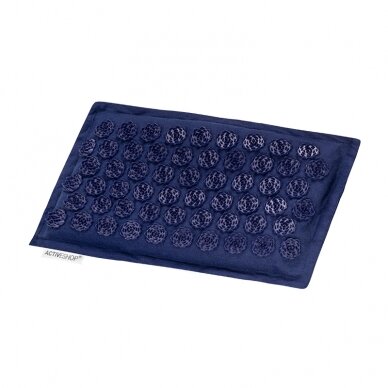 Massage acupressure mat with cushion, blue color 2