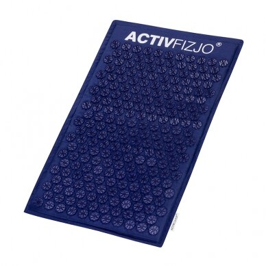 Massage acupressure mat with cushion, blue color 3