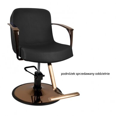 Professional barber chair GABBIANO BOLONIA , black 4