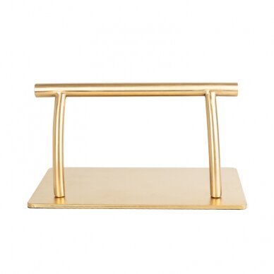 Hairdressing footstool for supporting the clients feet AL403 GOLD, golden color  1