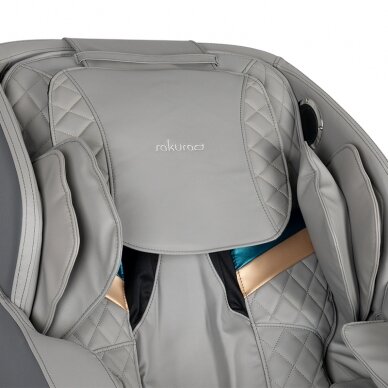 SAKURA COMFORT 806 kėdė su masažo funkcija, pilkos spalvos 2