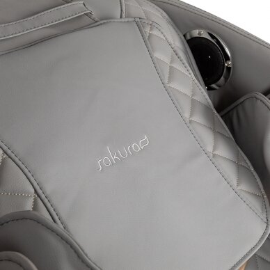 SAKURA COMFORT 806 kėdė su masažo funkcija, pilkos spalvos 3